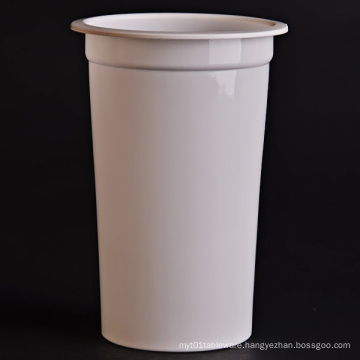 Plastic Cup Printed (Milky White) for Sealing Machine